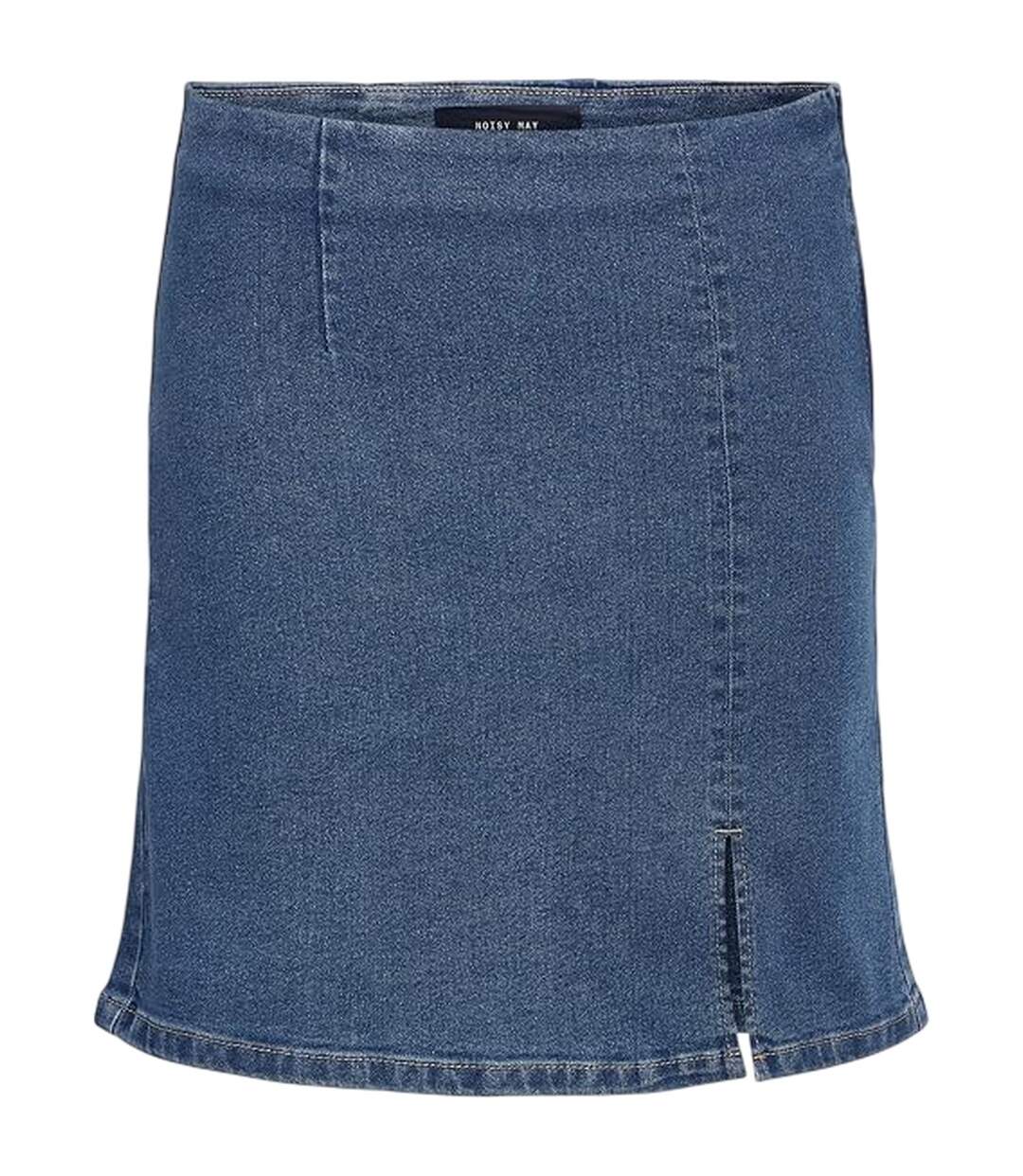 Womens/ladies Denim Mini Skirt Denim Blue Noisy May-2