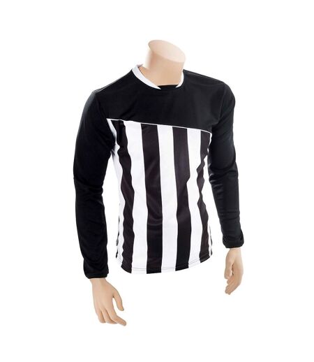 Precision Unisex Adult Valencia Football Shirt (Black/White) - UTRD706