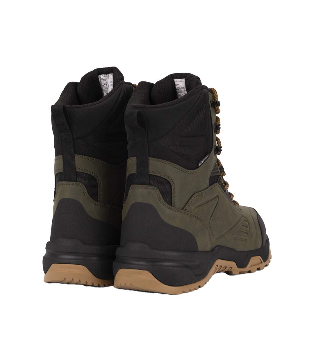 Mens Serge Snow Boots Khaki Green Trespass-2