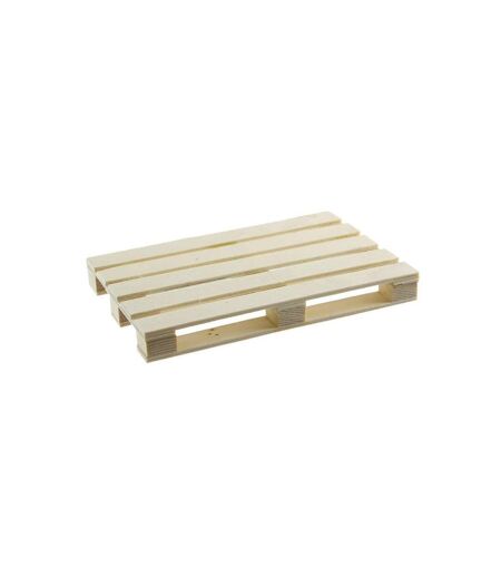 Dessous de verre 8 palettes en bois (Lot de 2)