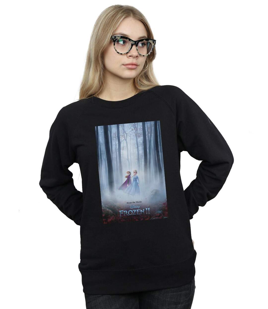 Disney Sweatshirt Womens/Ladies Frozen 2 Movie Poster (Noir) - UTBI18684-2