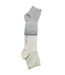 Chaussettes Motif/style Logo Brodé Femme Blanc Bleu Tommy Hilfiger-1