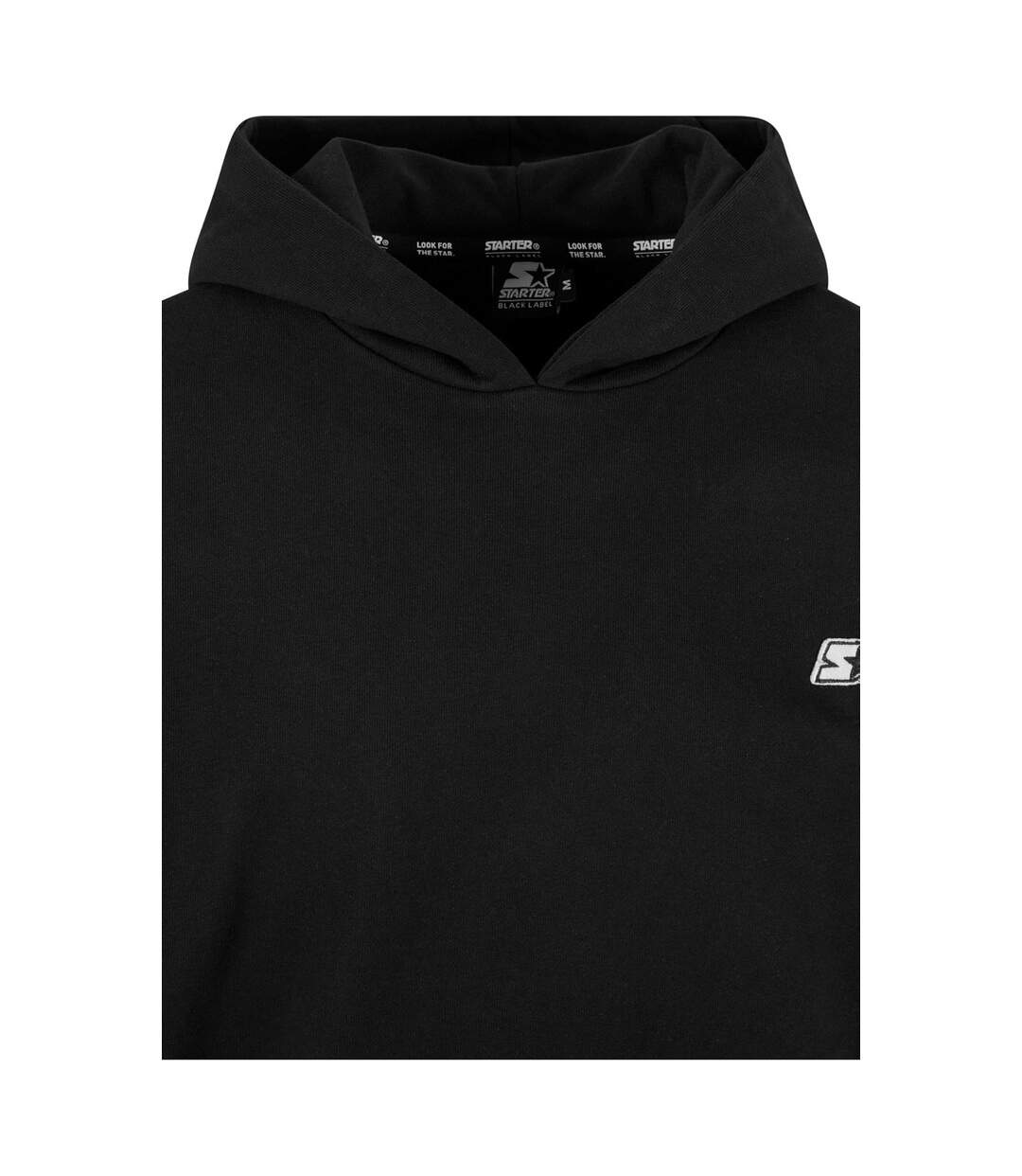 Sweat À Capuche Essential Homme Noir Starter Black Label-4