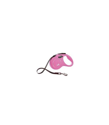 Flexi New Classic Small Retractable Dog Lead (Pink) (5m) - UTTL5344