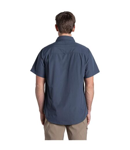 Chemise Unie Manches Courtes Kiwi Homme Bleu Sombre Craghoppers