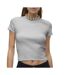 T-shirt gris femme vero moda chloe - xxl-1