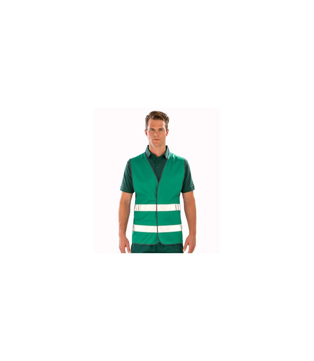 Gilet Haute Visibilité Enhanced Adulte Vert Result Core-1