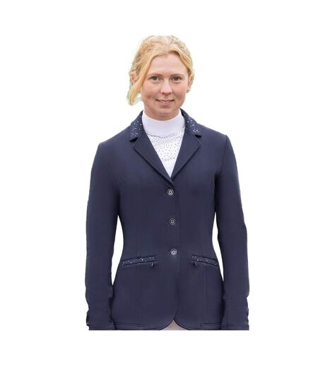 Womens/ladies Roka Regal Show Jumping Jacket Navy Hy