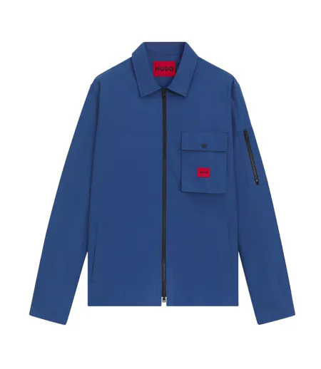 Surchemise Motif/style Logo Homme Bleu Moyen Hugo