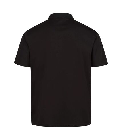 Mens pro moisture wicking polo shirt black Regatta