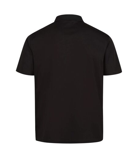 Regatta Mens Pro Moisture Wicking Polo Shirt (Black)