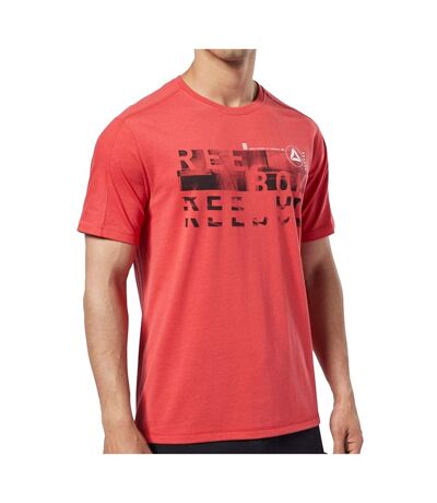 T-shirt Rouge Homme Reebok OST Speedwick Graphic