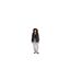 Womens/ladies Oslo Padded Gilet Jet Black Animal-1