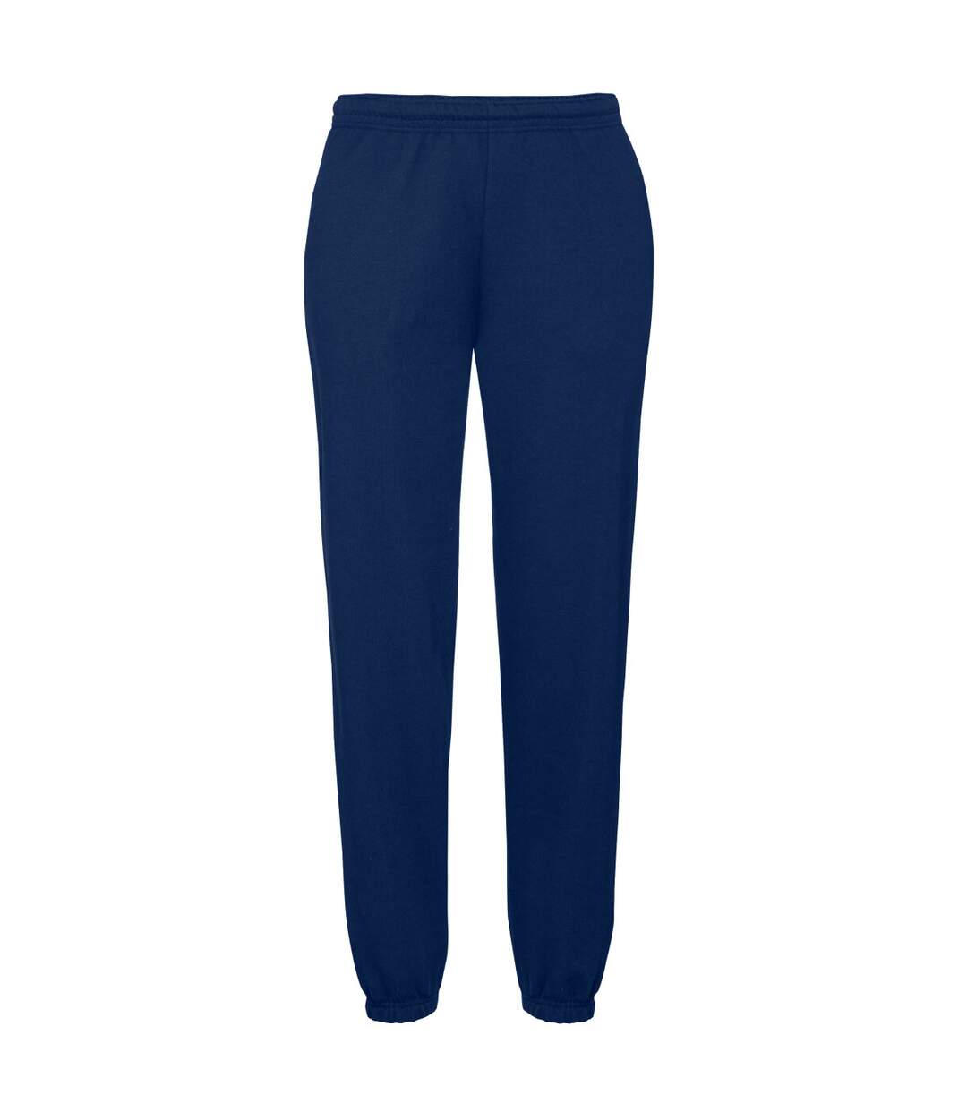 Mens Classic Elasticated Jogging Bottoms Navy Fruit Of The Loom-1