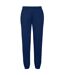 Mens Classic Elasticated Jogging Bottoms Navy Fruit Of The Loom-1