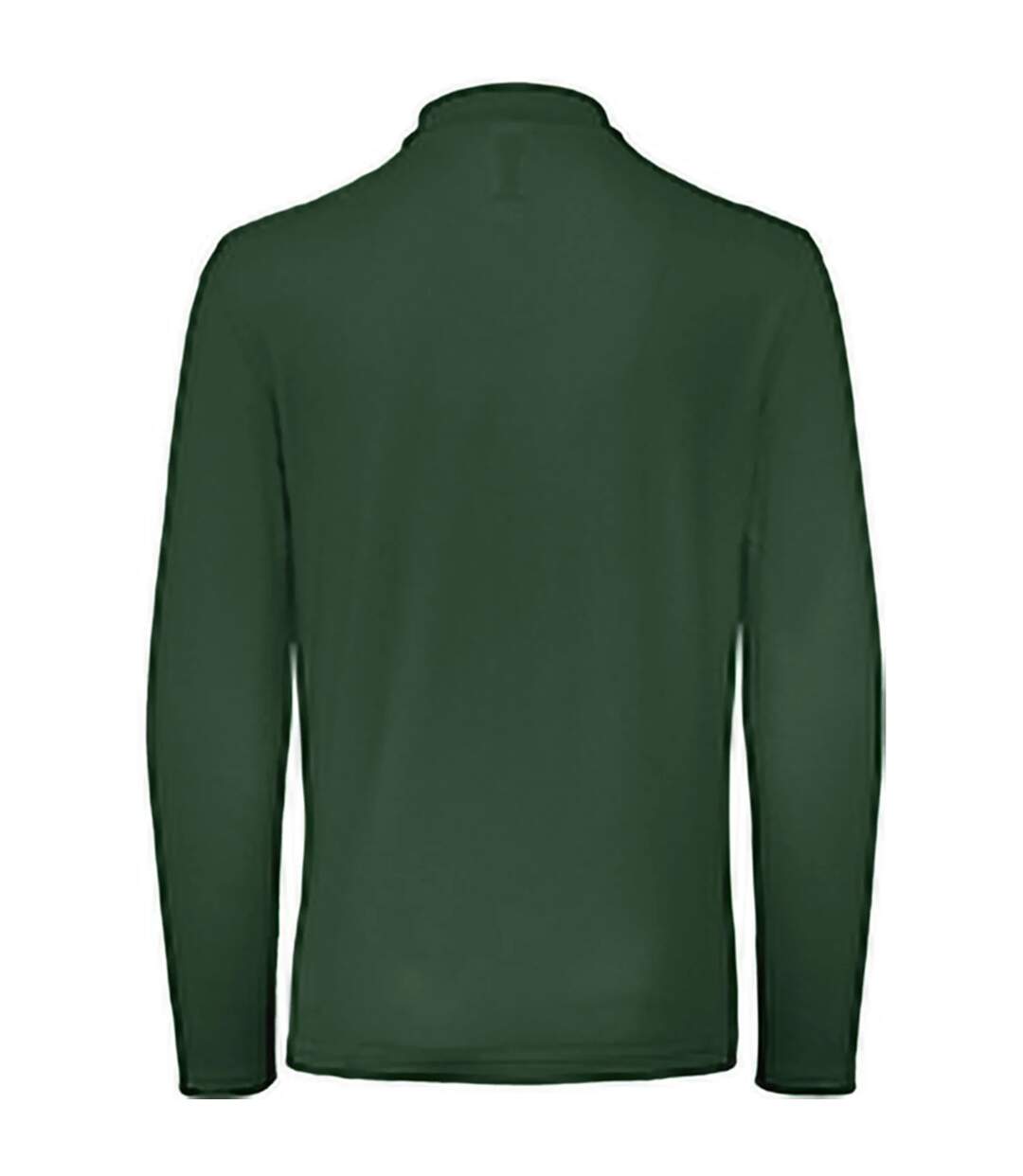 Mens Id.001 Long-sleeved Polo Shirt Bottle Green B&C-2