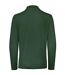 Mens Id.001 Long-sleeved Polo Shirt Bottle Green B&C-2