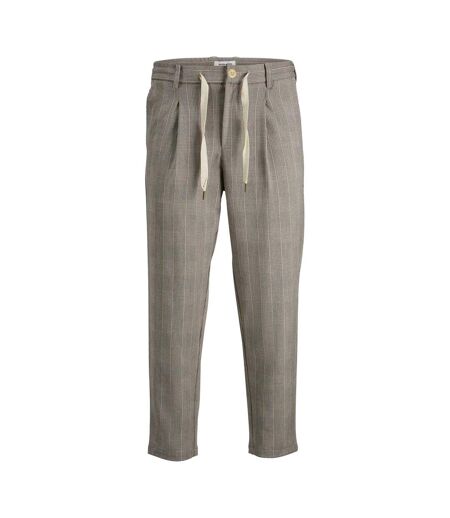 Mens Billcapri Plaid Tapered Chinos Crockery Jack And Jones