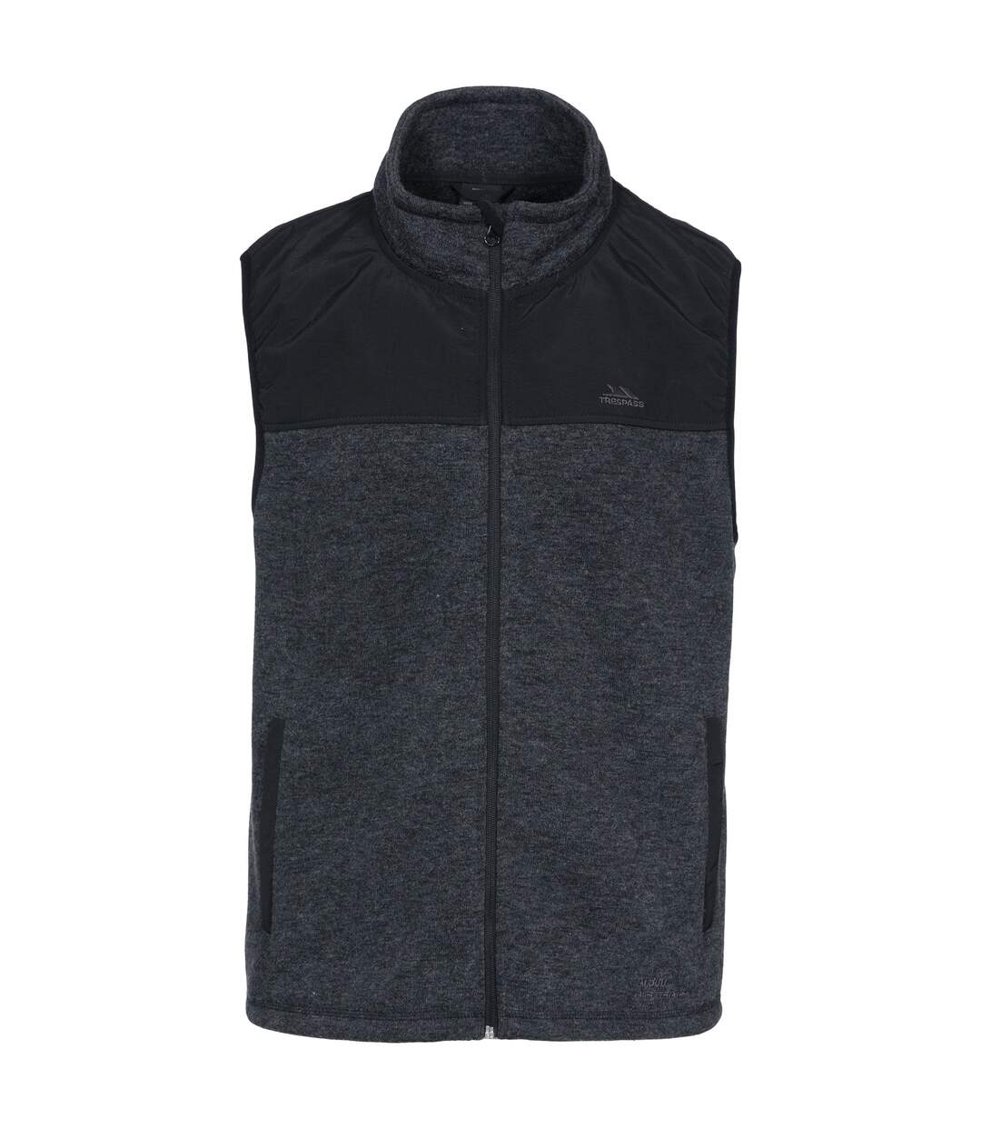 Trespass Mens Leafminer Fleece Gilet (Black Melange) - UTTP4751-2