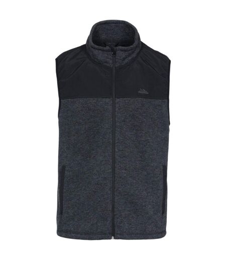 Trespass Mens Leafminer Fleece Gilet (Black Melange) - UTTP4751