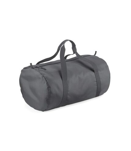 Bagbase Barrel Packaway Duffle Bag (Graphite Grey/Graphite Grey) (One Size)