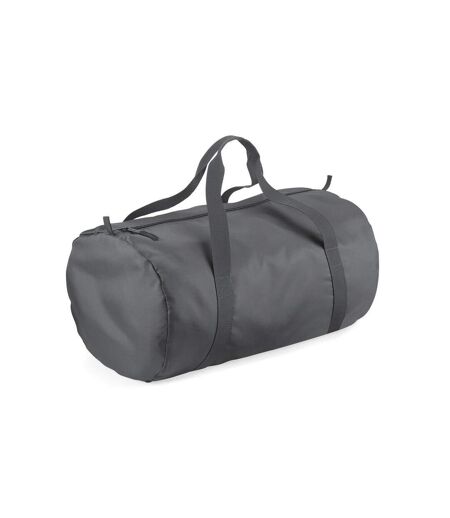 Barrel packaway duffle bag one size graphite grey/graphite grey Bagbase