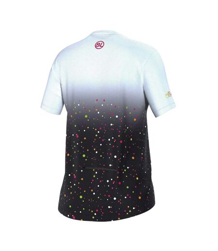 Maillot De Cyclisme Motif/style Imprimé Intégral Marostica Femme Noir Blanc Bicycle Line