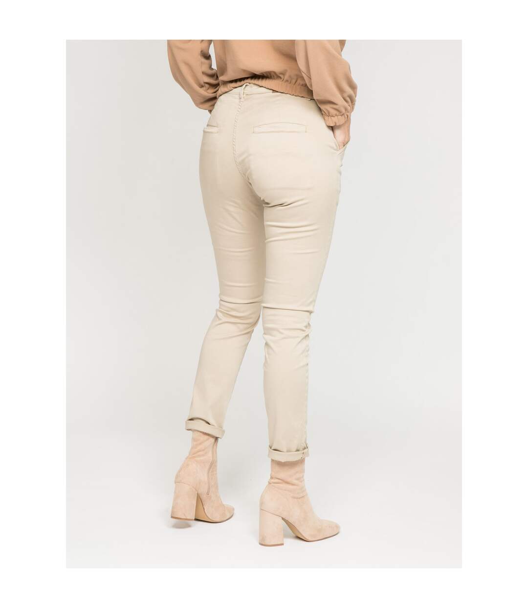 Pantalon chino slim ETERBERK - Dona X Lisa-2