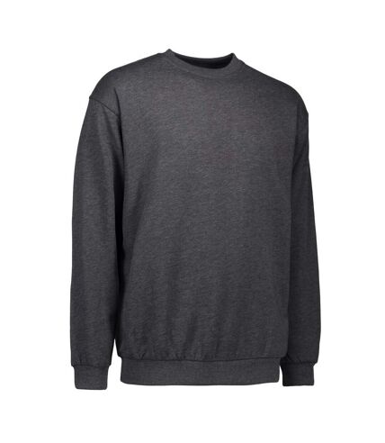 ID Unisex Classic Round Neck Sweatshirt (Anthracite melange)