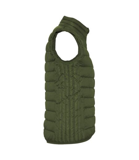 Womens/ladies Oslo Insulated Body Warmer Military Green Roly