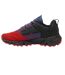 Mens Mesh Running Trainers Black Red Donnay-3