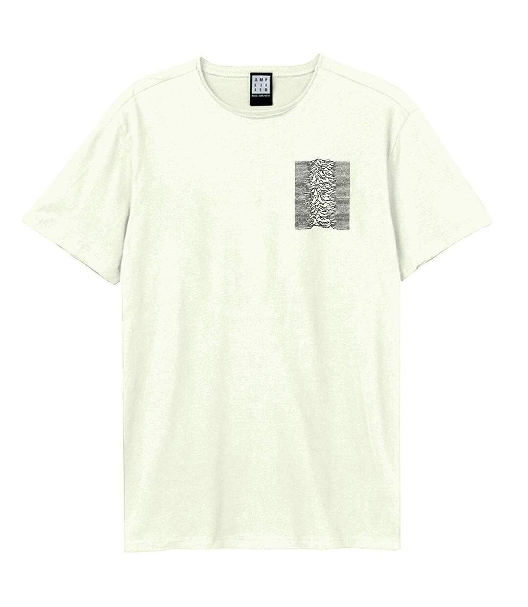 T-shirt Pulsar Black Wave Adulte Vieux Blanc Amplified-1