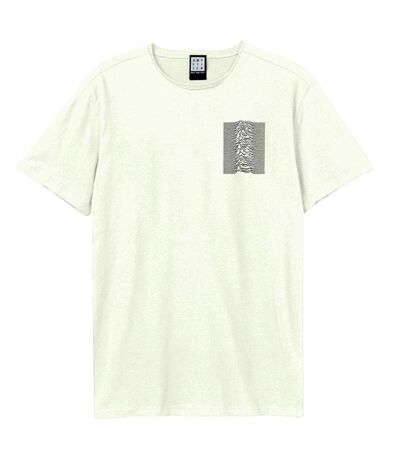 T-shirt Pulsar Black Wave Adulte Vieux Blanc Amplified