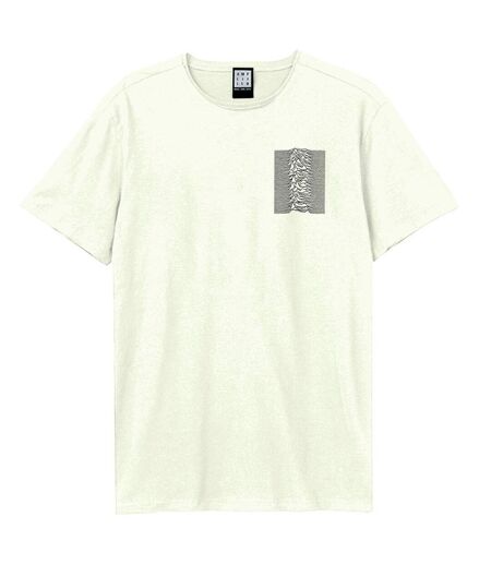 T-shirt Pulsar Black Wave Adulte Vieux Blanc Amplified