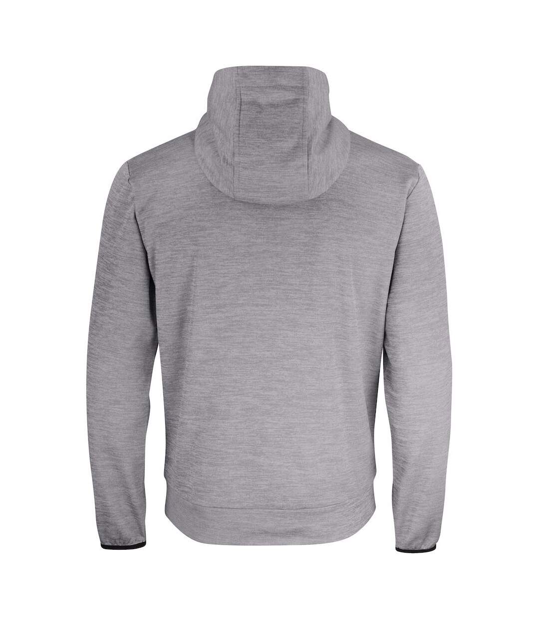 Sweat à capuche oakdale homme gris chiné Clique