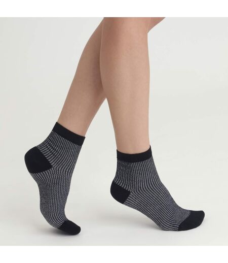 Chaussettes mi-hautes laine/viscose et fils de lurex Mode