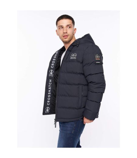 Mens pitsburg jacket navy Crosshatch