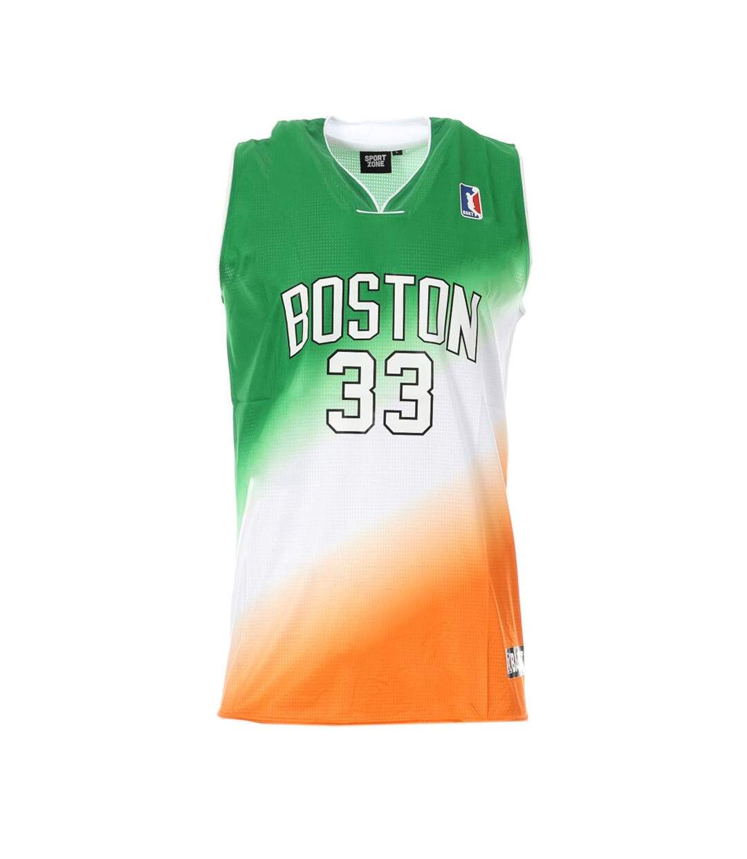 Maillot de basket Vert/Orange Homme Sport Zone Boston - 3XL