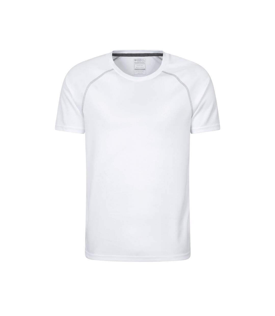 T-shirt endurance homme blanc Mountain Warehouse-1