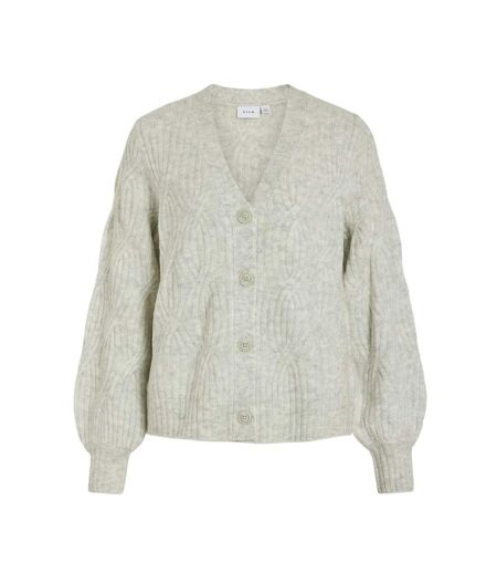 Gilet gris clair femme vila viella