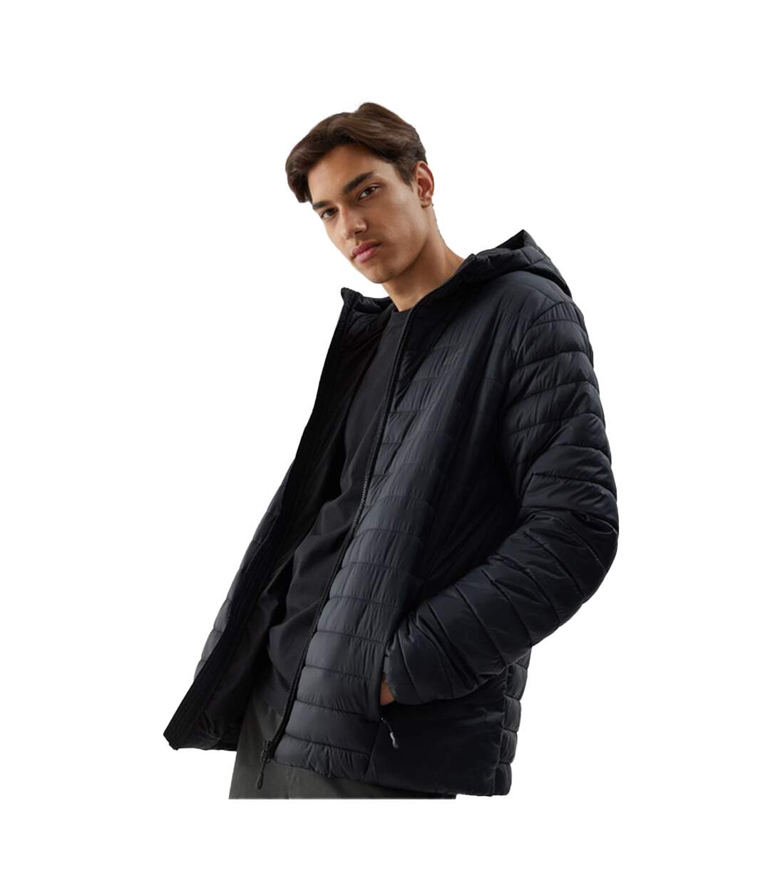 Doudoune Style Matelassé M240 Homme Noir 4F-1