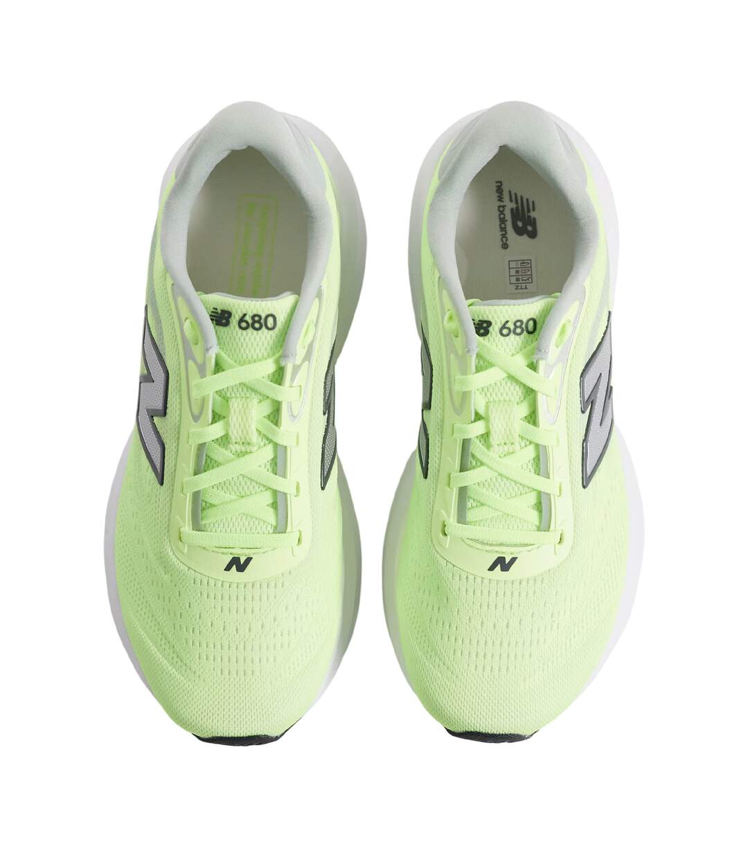 Chaussures V9 Femme Gris Vert Fluo New Balance-2