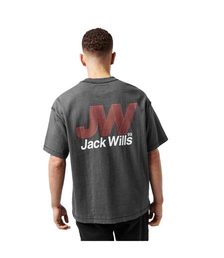 Mens Lettering T-shirt Forged Iron Jack Wills