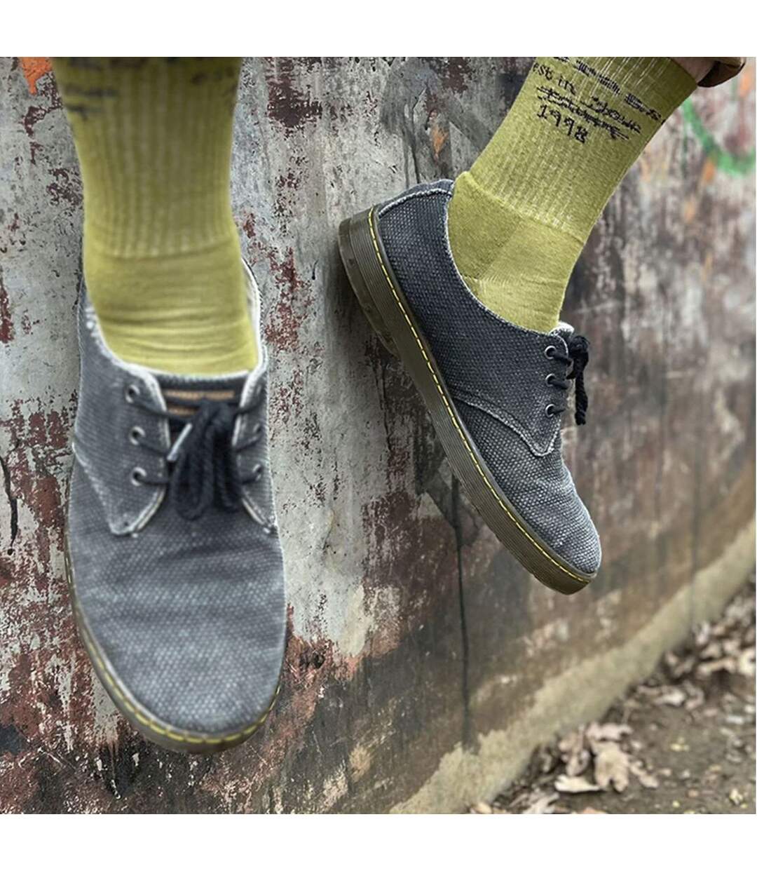 2 paires de chaussettes côtelées Scribbleb pour hommes-3