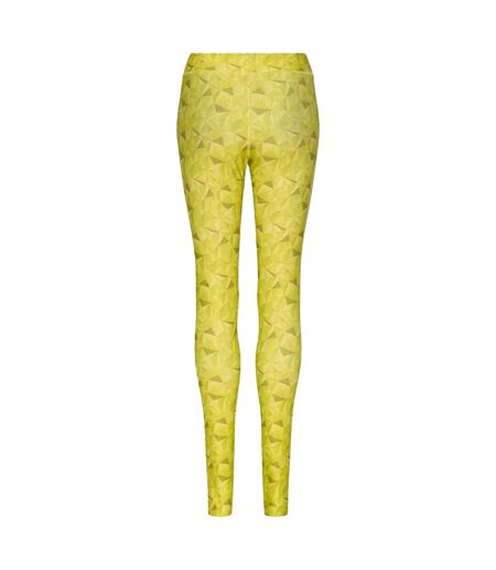 Legging imprimé cool girlie femme jaune AWDis