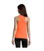 Débardeur Sporty Femme Orange Néon SOLS-3