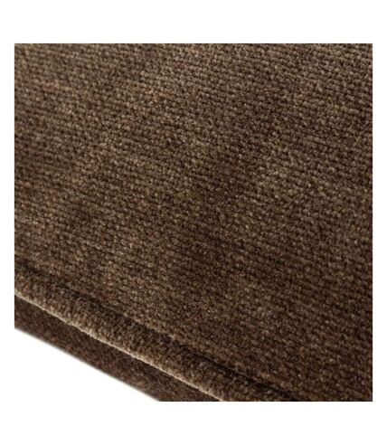 Yard Heavy Chenille Reversible Throw Pillow Cover (Brown) (50cm x 50cm)