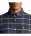 Chemise Style À Carreaux Homme Bleu Marine Lyle & Scott-4