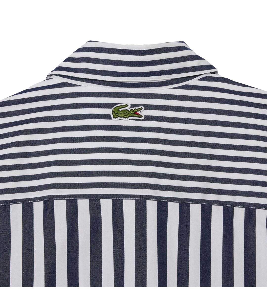 Chemise Motif/style À Rayures Bandier Femme Bleu Marine Lacoste-4