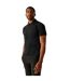 Mens Pique Polo Shirt Black Regatta Professional-1